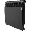 Photo Royal Thermo BILINER B 500 Black Bimetallic radiator, 8 sections [Code number: RTBB350008]