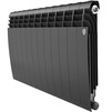 Фото Радиатор биметаллический Royal Thermo BILINER B 500 Чёрный, 12 секций [Артикул: RTBB350012]