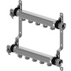 Photo Uponor Uni-X Manifold Н, steel, d - 1", 7 outlets G - 3/4" euroconus [Code number: 1088878]