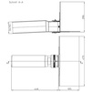 Чертеж Воронка парапетная Hutterer & Lechner с фартуком из полимербитумного материала и отводящей трубой из ПП, для битумной гидроизоляции, DN75 [Артикул: HL 68H.0/75]