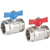 Photo Geberit Mepla Ball valve (2 pc), nickel-plated, G 1" [Code number: 652.418.22.1]
