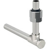 Photo Geberit Mepla metal pipe elbow 90°, lockable, with union connector for Euro cone, d 15mm [Code number: 611.603.22.3]