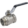 Photo RTP SIGMA GOST ball valve, d - 2", PN 25, lever handle, brass, female/male, nickel-plated, (8 pcs per package) [Code number: 49324 (RTP)]