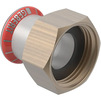 Photo Geberit Mapress Carbon Steel adapter with union nut, d 18, G 3/4" [Code number: 25033]