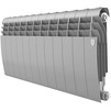 Photo Royal Thermo BILINER B 350 Silver Bimetallic radiator, 12 sections [Code number: RTBS335012]