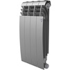 Photo Royal Thermo BILINER B 500 Silver Bimetallic radiator, 4 sections [Code number: RTBS350004]