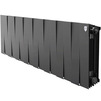 Фото Радиатор биметаллический Royal Thermo PianoForte 300 Чёрный, 16 секций [Артикул: RTPB3030016]