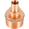 Photo REHAU RAUTITAN RX+ Adapter, d - 25, R - 3/4", with male thread, bronze [Code number: 14563183001 / 456 318 001]