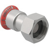 Фото Муфта Geberit Mapress (углер ст) с накидной гайкой, оцинкованная, G - 1/2", d - 18 [Артикул: 25048]
