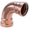 Фото Угольник 90° VIEGA Profipress, медь, d 88,9 [Артикул: 476854]