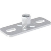 Photo Geberit base plate, square, two-hole, with threaded socket M8 / M10 [Code number: 362.848.26.1]