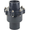 Photo (DISCONTINUED) - Aquaviva Swing check valve, PVC-U, with socket end, d - 160 [Code number: 1w0571 / USV01160]