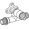 Фото Водорозетка 90° Geberit Mepla проходная с уступом, с наружной резьбой MF, RMF - 1/2", Rp - 1/2" [Артикул: 602.317.00.1]