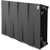 Фото Радиатор биметаллический Royal Thermo PianoForte 300 Чёрный, 8 секций [Артикул: RTPB3030008]