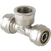 Photo VALTEC T-piece, pressing connection, with female thread, d - 32х1 1/4" [Code number: VTm.332.N.320732]