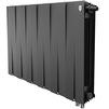 Фото Радиатор биметаллический Royal Thermo PianoForte 500 Чёрный VR80, 12 секций [Артикул: RTPBVR803050012]