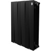 Фото Радиатор биметаллический Royal Thermo PianoForte 500 Чёрный, 6 секций [Артикул: RTPB3050006]