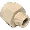 Photo Wavin Ekoplastik PP-RCT Reducer, d - 40, d1 - 5/4", with male plastic thread [Code number: SDG04040RCT]