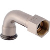 Фото Переход угловой 90° Geberit Mapress (CuNiFe) (пресс/внутренняя резьба BSP), d - 42 [Артикул: 67510]
