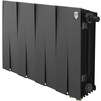 Photo Royal Thermo PianoForte 300 Black VR80 Bimetallic radiator, 8 sections [Code number: RTPBVR803030008]