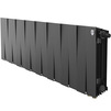 Фото Радиатор биметаллический Royal Thermo PianoForte 300 Чёрный VR80, 16 секций [Артикул: RTPBVR803030016]