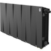 Photo Royal Thermo PianoForte 300 Black VR80 Bimetallic radiator, 10 sections [Code number: RTPBVR803030010]