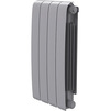 Photo Royal Thermo Eclipse 500 Bimetallic radiator, Silver, 4 sections, side connection [Code number: RTES50004]