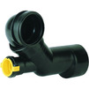 Photo Hutterer & Lechner Connector fitting with side inlet DN50 for back to wall WC's, DN90/110 [Code number: HL 227]