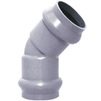 Photo Aquaviva Bend 45° pressure, d - 225, PVC-U (2 sockets) [Code number: 1w1092 / AQV103225)