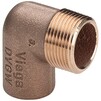 Photo VIEGA Soldered fittings Adapter elbow 90°, d 15х1/2" [Code number: 100568]
