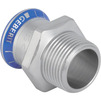 Photo Geberit Mapress Stainless Steel adapter with male thread, d 15, L 4,3 [Code number: 31714]