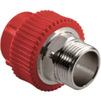 Photo AntiFire Combined coupling turnkey, d - 32, d1 - 1"male, PP, red (price on request) [Code number: 051060]