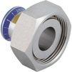 Photo Geberit Mapress Stainless Steel adapter with union nut, gas, d 28 [Code number: 34159]