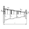 Draft Flange reducer, d - 400, d1 - 250 (price on request) [Code number: 12w1750]