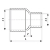 Draft VIEGA Soldered fittings Reducing coupling, d 22, d1 14 [Code number: 464356]