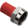 Photo AntiFire Flange adapter, d - 32, d1 - 1 1/4", with union nut, red (price on request) [Code number: 051066]