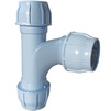 Photo SINICON Rain Flow T-piece 90° compression radius, d - 110, d1 - 110 [Code number: TRF110.110.R90]