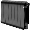 Photo Royal Thermo Infinity 300 Noir Sable Bimetallic radiator, 8 sections [Code number: RTINS30008]