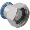 Photo Geberit Mapress Stainless Steel adapter with union nut made of CrNi steel, d 28, G 1 1/2" [Code number: 35075]