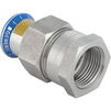 Photo Geberit Mapress Stainless Steel adapter union with female thread, gas, d 15, L 5,9 [Code number: 34400]