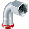 Photo [NO LONGER PRODUCED] - Geberit Mapress Carbon Steel elbow adapter 90° with female thread, FKM, d 28-Rp3/4" [Code number: 51551]