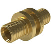 Фото Соединитель двухсторонний редукционный KAN-Therm ultraLINE/PUSH, d - 16*2,2, d1 - 18*2,0, латунный [Артикул: 2509042013]
