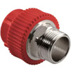 Photo AntiFire Combined coupling, d - 32, d1 - 1"male, PP, red (price on request) [Code number: 051076]