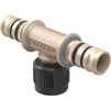 Photo Geberit Mepla T-piece adapter with MasterFix, through-flow, d 26mm, d1 20mm [Code number: 623.451.00.5]
