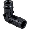 Photo RTP Mu Radial elbow, d - 16, PPSU, black [Code number: 50923 (RTP)]