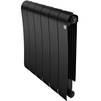 Photo Royal Thermo Infinity 500 Noir Sable Bimetallic radiator, 6 sections [Code number: RTINNS5006]