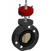 Photo COMER butterfly valve industrial applications + drive platform, PVC, d - 160 [Code number: BUT10160MKPVC]