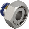 Photo [NO LONGER PRODUCED] - Geberit Mapress Stainless Steel adapter with union nut, gas, d 15 [Code number: 34156]