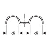 Draft Geberit double pipe-clip, d 20 [Code number: 602.762.26.1]