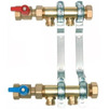 Photo (NO LONGER PRODUCED) - REHAU RAUTITAN distribution manifold HLV to 2 groups [Code number: 12320211001 / 232 021 001]